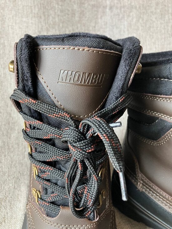 KHOMBU Men\'s Kenny Leather Duck Snow Boots Waterproof -20 Degrees Size 8 main image 4